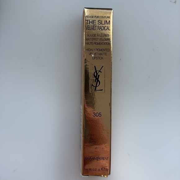 NIB 305- Orange Surge YSL THE SLIM VELVET RADICAL MATTE LIPSTICK - Picture 4 of 5